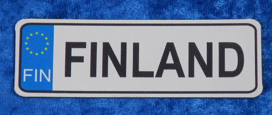 Magneetti Finland rekisterikilpi, EU-lippu