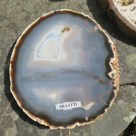 Akaattilevy jättikoko 4,1kg  natural 61ö