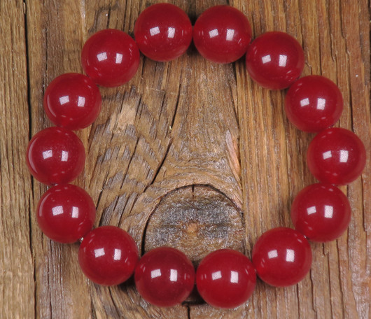 Rannekoru akaatti 12mm KARPALO no1