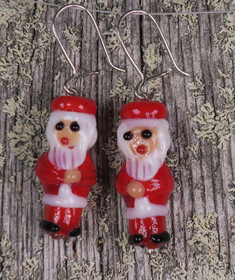 Korvakorut joulupukki, lasia