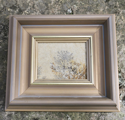 Taulu Dendriitti, kehys 165x183mm kivi 95x70mm B 