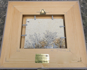 Taulu Dendriitti, kehys 165x183mm kivi 95x70mm B 