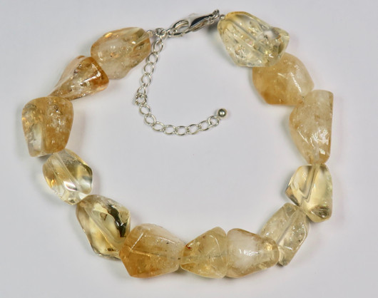 Rannekoru sitriini viistehiottu  20-25cm SIRPA3 