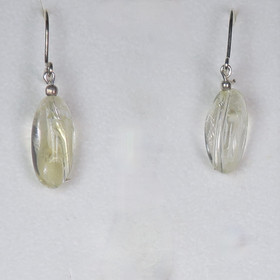 Korvakorut sitriini vaaleankeltainen ilonpisara