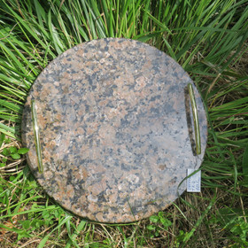 Tarjotin graniitti kivitarjotin 29,5cm pyöreä TR4