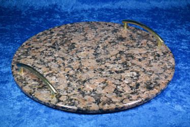 Tarjotin graniitti kivitarjotin 29,5cm pyöreä nroTR4