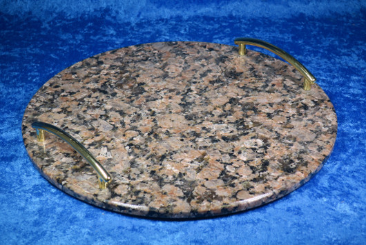 Tarjotin graniitti kivitarjotin 29,5cm pyöreä TR4