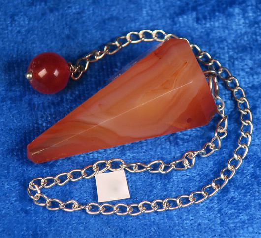 Heiluri karneoli 18x40mm viistehiottu oranssi akaatti