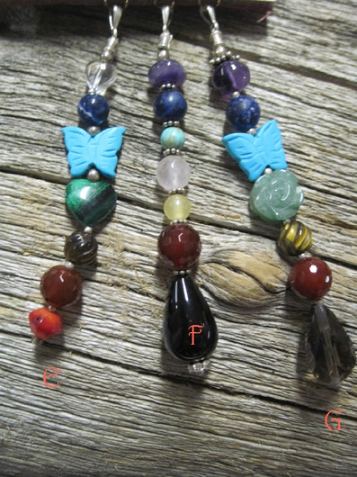 Riipus chakrakivet  9-10cm nro e,f,g