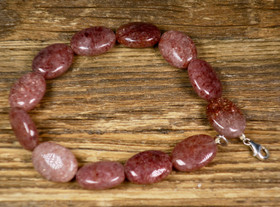 Rannekoru punainen aventuriini, pituus 22cm