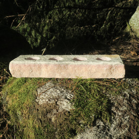 Tuikkualusta marmori, 4 tuikulle