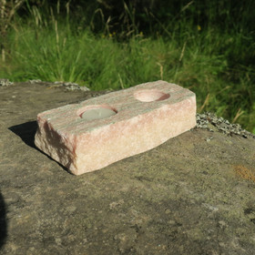 Tuikkualusta marmori, 2 tuikulle