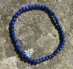 Rannekoru lapis latsuli 4mm 18cm