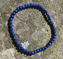 Rannekoru lapis latsuli 4mm 18cm