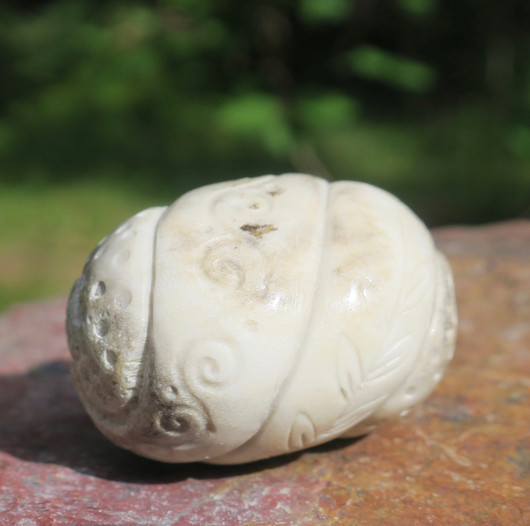 Muna Hirvenluu koristekaiverrettu 35x26mm