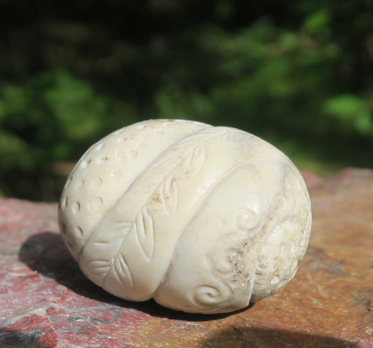 Muna Hirvenluu koristekaiverrettu 35x26mm