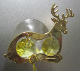 Kultakristalli poro, keltaiset kristallit