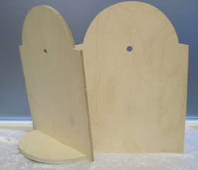 Kellopohja 19,5x26,5cm, 6mm isolle pöytäkellolle