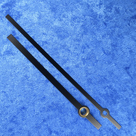 Seinäkellon tuntiosoittimet mustat suorat 75-100mm A