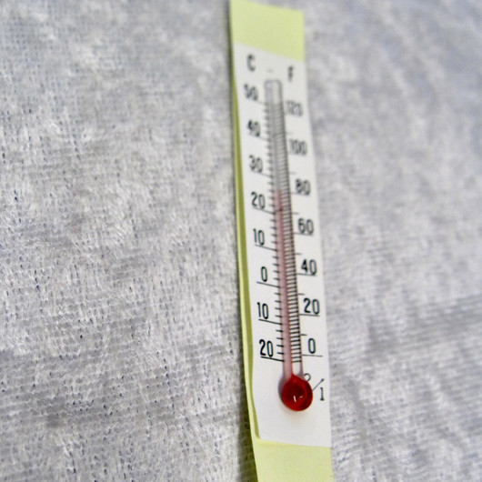 Lämpömittari, pituus 55mm, paperia