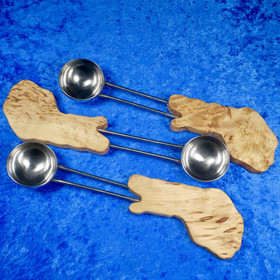 Kahvimitta Suomen muotoinen kahva visakoivua