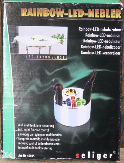 Usvalaite suihkulähteeseen, moniväriset LED-valot. Seliger Rainbow Led