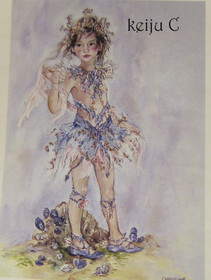 korttikuva: keiju C, koko n. 7x10cm