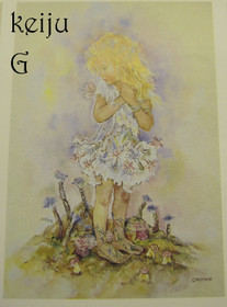 korttikuva: keiju G, koko n. 7x10cm