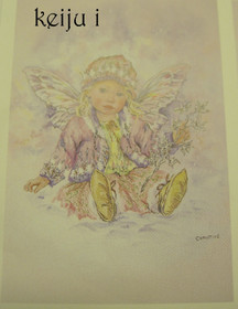 korttikuva: keiju i, koko n. 7x10cm