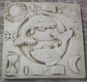 Taulu KALAT, PISCES  horoskooppitaulu 20x20cm 