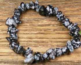 Rannekoru lumihiutaleobsidiaani sipsi 15-17cm. Valitse koko