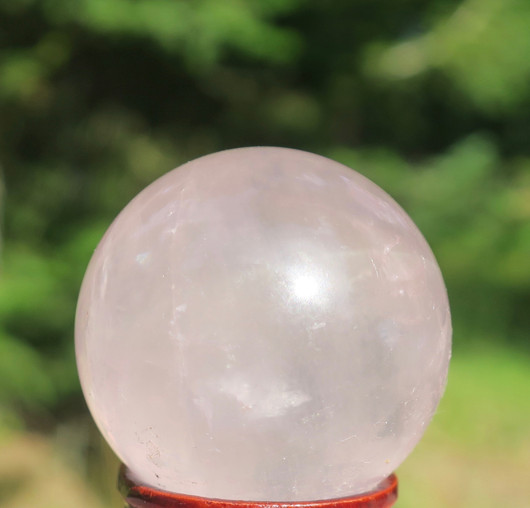 Pallo ruusukvartsi 54g  33mm kivipallo