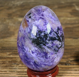 Kivimuna tsharoiitti 139g 55mm violetti nro A