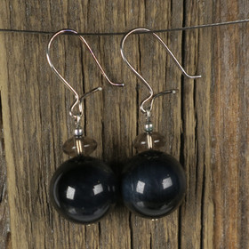 Korvakorut haukansilmä 12mm ja savukvartsi FFR