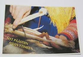 Postikortti ruoka. Nyt päästiin asian ytimeen. Luuydintä syömässä