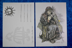 Postikortti AKKA, vanha shamaaninainen. Ranttila