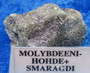 Smaragdissa molybdeniitti 33g 25x42mm