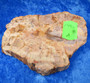 Kivettynyt puu raaka 144g 95x67x15mm 23A Madagaskar