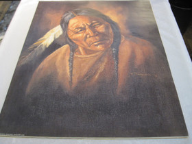 Juliste intiaani vanhus