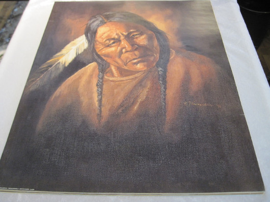 Juliste intiaani vanhus