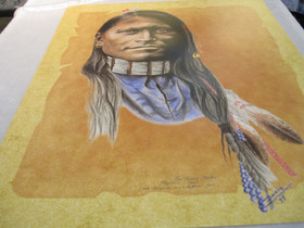 Juliste Intiaani Red armed Panther, Cheyenne