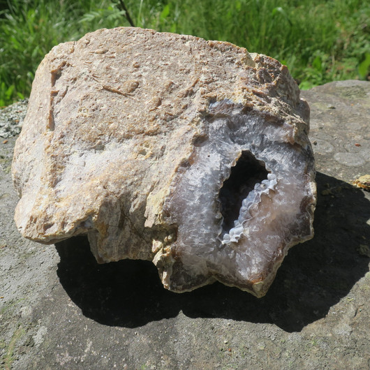 Akaattigeodi iso 5,5kg erikoisen kaunis 61Q