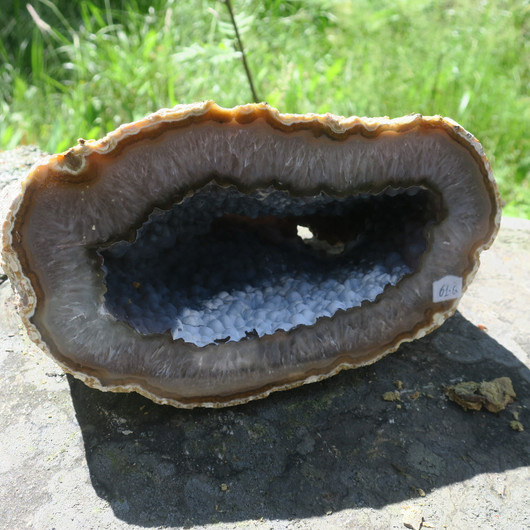 Akaattigeodi iso 5,5kg erikoisen kaunis 61Q