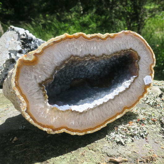 Akaattigeodi iso 5,5kg erikoisen kaunis 61Q