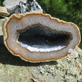 Akaattigeodi iso 5,5kg erikoisen kaunis 61Q