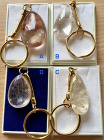 Avaimenperä rutiilikvartsi PISARA  