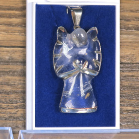 Riipus vuorikide enkeli, korostuskohdat hopeoitu