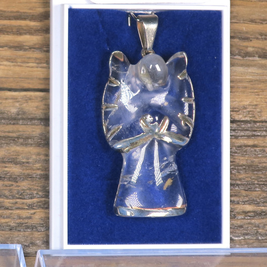 Riipus vuorikide enkeli, korostuskohdat hopeoitu