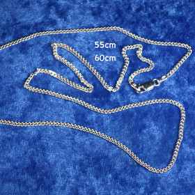 Panssariketju 38-60cm 925-hopeaketju 1.5-2mm. Valitse koko valikosta.