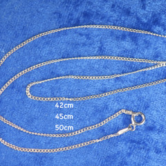Panssariketju 38-60cm 925-hopeaketju 1.5-2mm. Valitse koko valikosta.